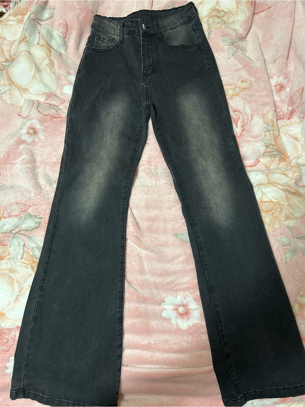 High-Rise Black Flared Women’s Jeans